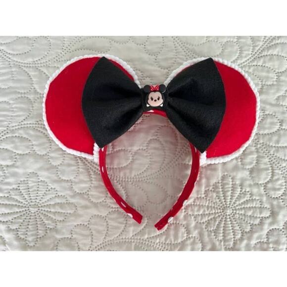 Disney Accessories - Disney Minnie Mouse Handmade Minnie Ears